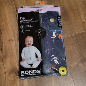 Blue Astronaut Bonds Wondersuit Zippy